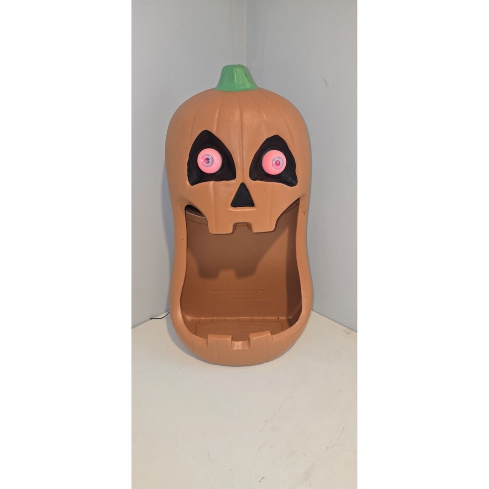 Gemmy 2022 Halloween Animated 20" Whimsy Jack-O’-Lantern Candy Bowl Blow Mold